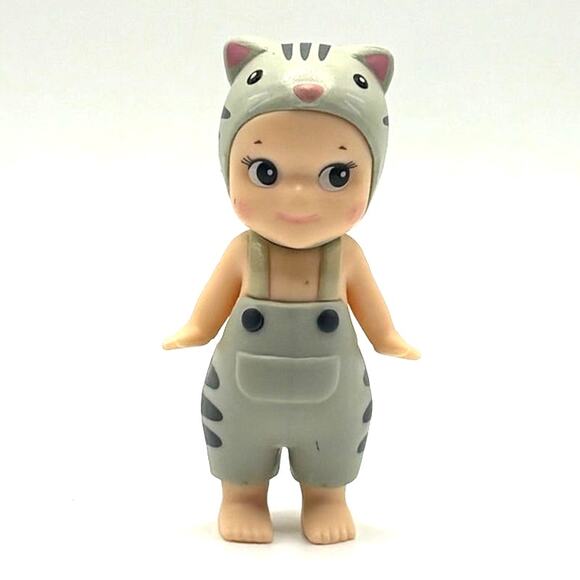 New SONNY ANGEL Silver Tabby Mini Figure from Cat's Life Series, Open Blind Box - Picture 1 of 4